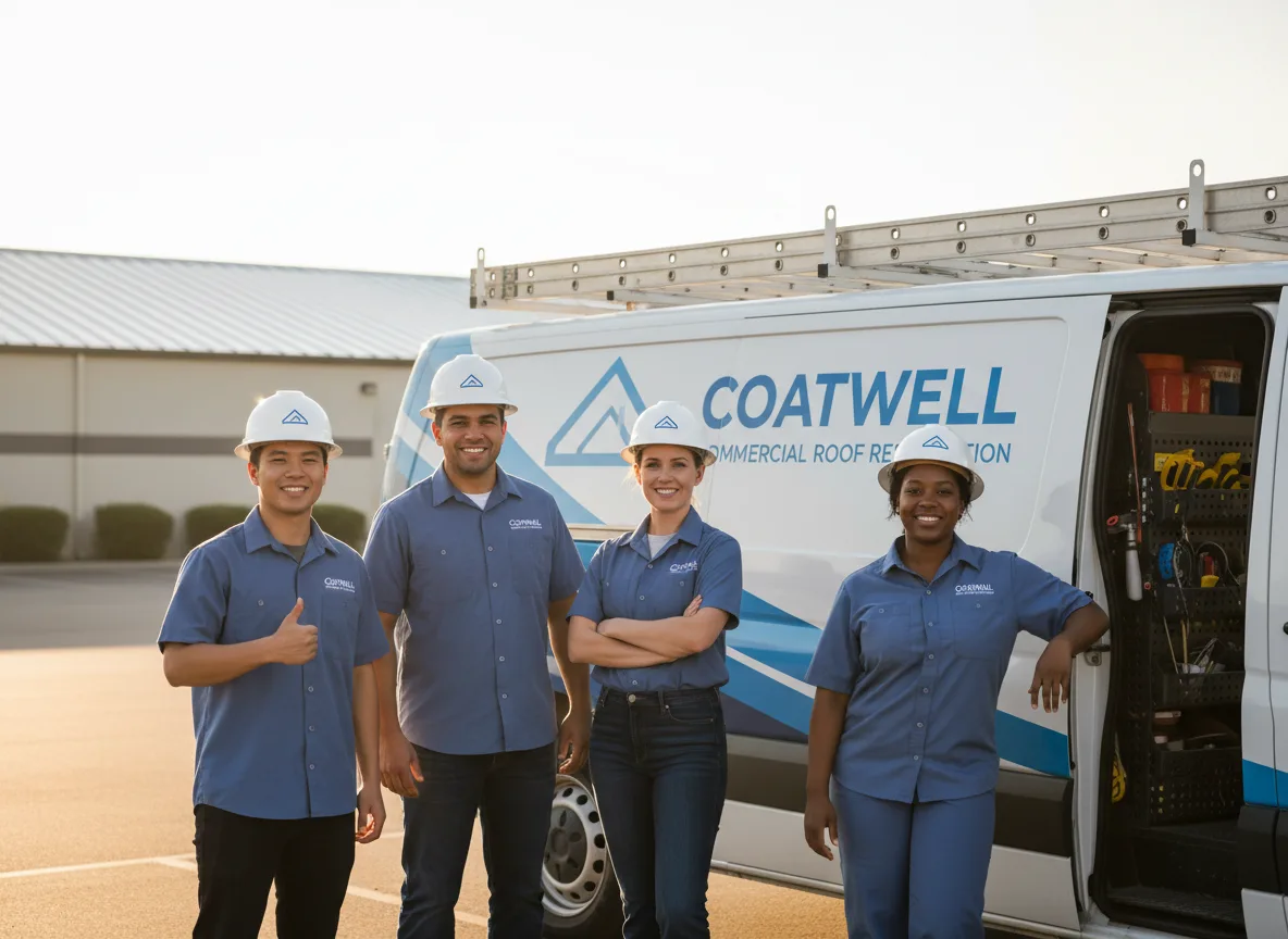 Commercial roof coating company in Glen, MS
